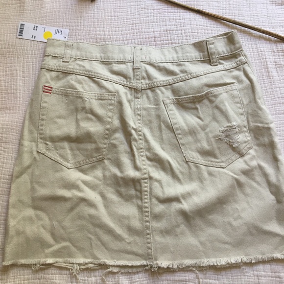 BDG Roxi Destructed Denim Mini Skirt - Picture 3 of 4